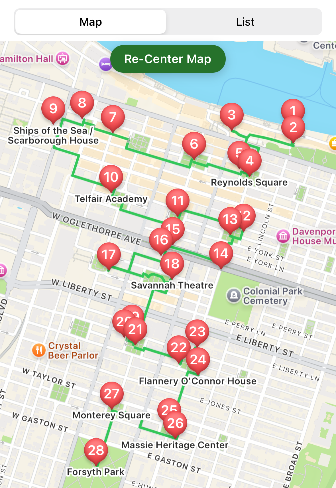 The Story of Savannah Tour